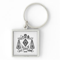 ZBT Crest Key Chain