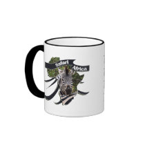 Zebra Africa calendars Mugs