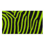 zebra black stripes business cards