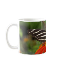 Zebra Butterfly Mug