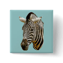 Zebra Button or Badge