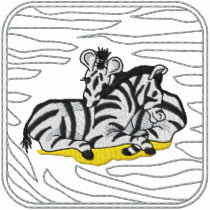 Zebra Embroidered Polo Shirt