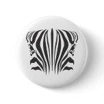 Zebra Eyes Button