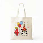 Zebra Face 4th Birthday bags