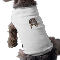 Zebra Face Dog Shirt