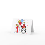 Zebra Face First Birthday Invitation cards