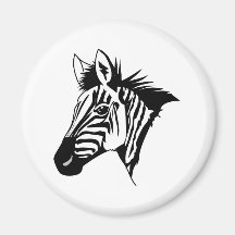 Zebra Fridge Magnets