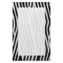 Zebra Fur Design Stationery