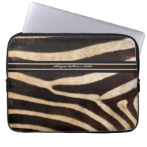 Zebra Fur  Sleeve - Customise laptop sleeves