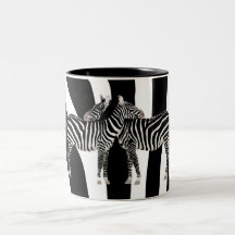 Zebra Hugs Coffee Mug