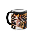 Zebra in love coffee mugs