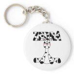 Zebra Keychain