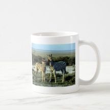 Zebra Kissing Mug