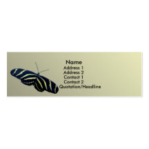 Zebra Longtail Business Card Templates