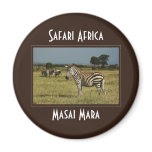 Zebra migration wildlife safari magnets