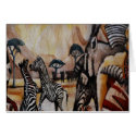 Zebra Mural cards