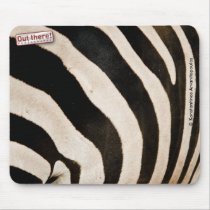 Zebra pattern mousepads