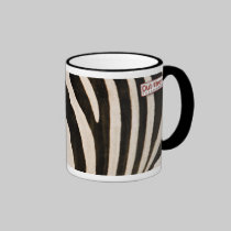 Zebra pattern mugs