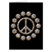 ZEBRA PEACE SIGN