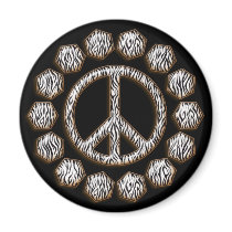 ZEBRA PEACE SIGN