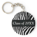 Zebra Personalised Class Of Keychain