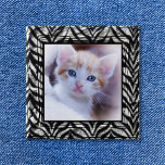Zebra Photo Frame Button