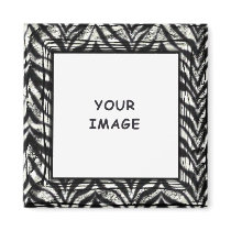 Zebra Photo Frame Magnet magnets