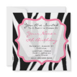 Zebra & Pink Birthday Party
