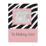 Zebra & Pink Fun Party Frame Card