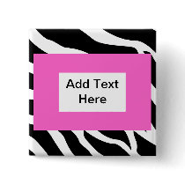 Zebra Pink White Template