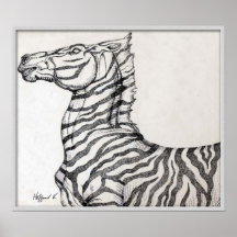 Zebra Poster