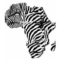 Zebra Print African Safari Africa Map t-shirts