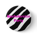 Zebra Print Bachelorette Party button