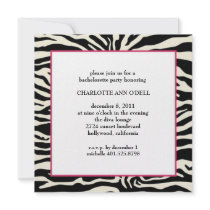 zebra print bachelorette party