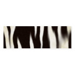 Zebra Print business cards