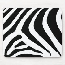Zebra Print Customisable Mousepad