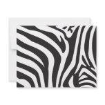 Zebra Print invitations