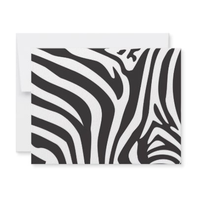 Zebra Print Custom Invite by heatherannechaney