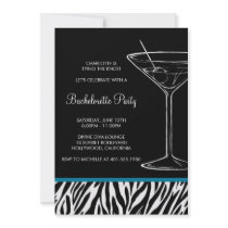 zebra print martini bachelorette