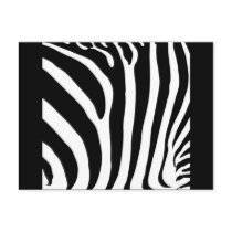 ZEBRA PRINT POSTCARDS