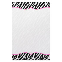 Zebra Print Stationery