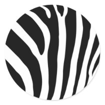 ZEBRA PRINT STICKER