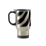 Zebra Print Travel Mug