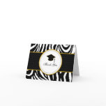Zebra Print with Cap: Gold cards