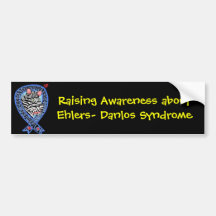 Zebra Ribbon-EDS, Bumper Sticker