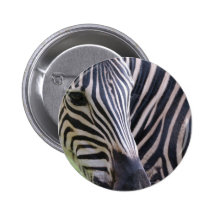 Zebra Round Button