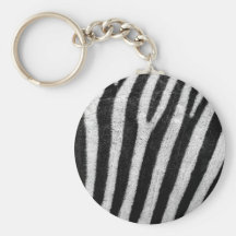 Zebra Skin Keychain