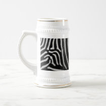 Zebra Stripe Pattern Beer Stein Mugs