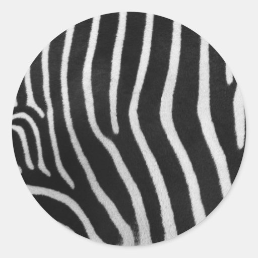 Zebra Stripe Pattern Sticker