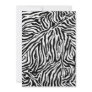 Zebra Stripe Swirls Pattern backgrounds fashion Invitation